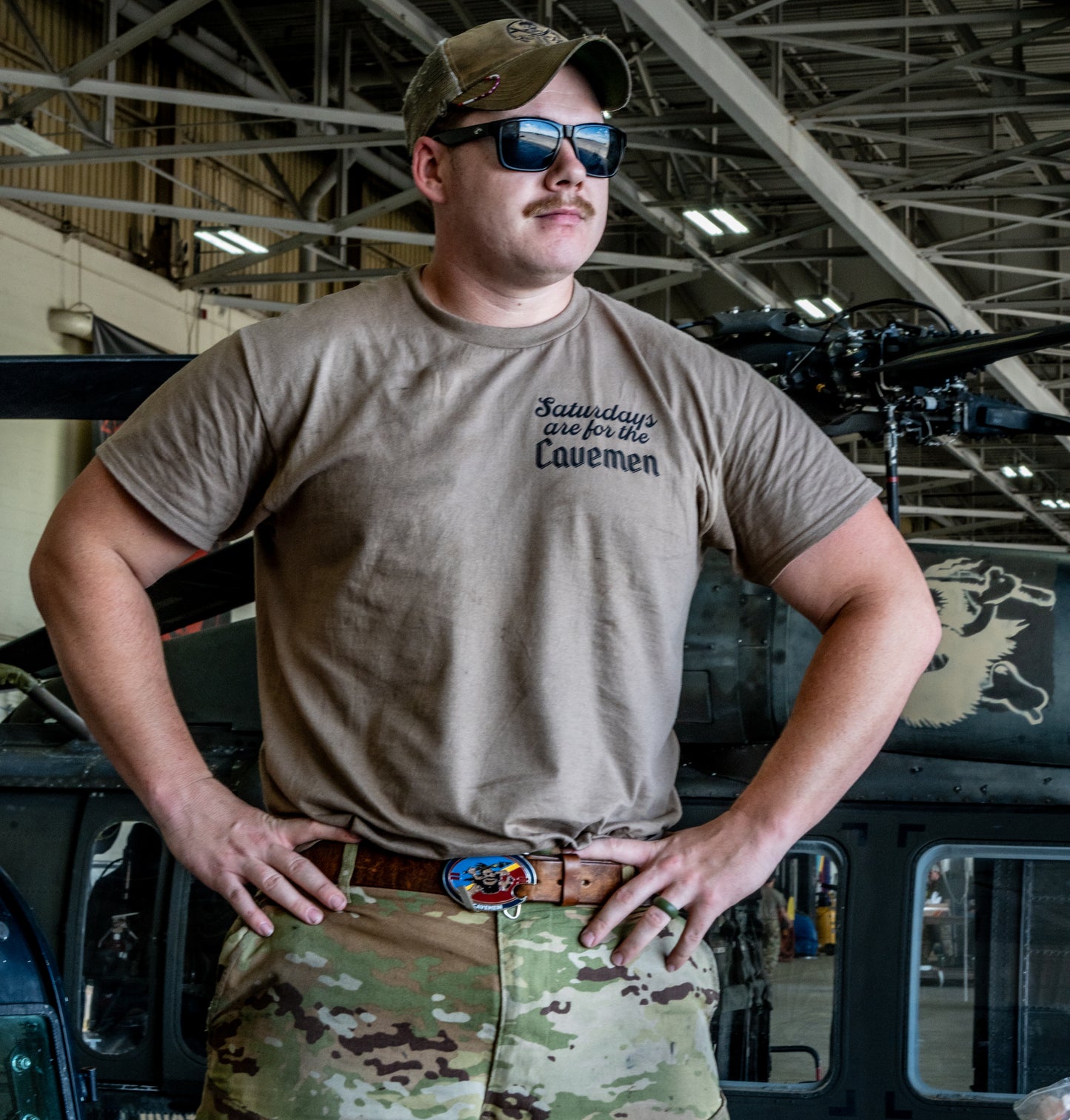 "Saturdays are for the Cavemen" Flight Undershirt
