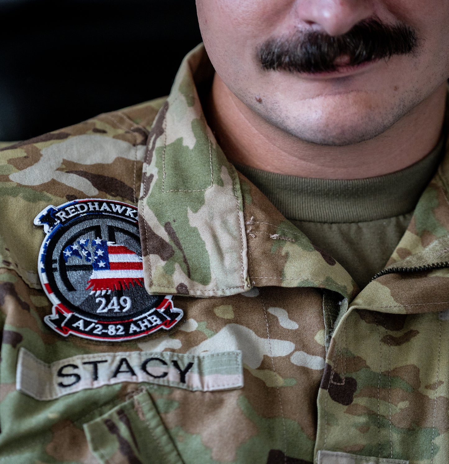 Alpha 2-82 American Redhawk Patch