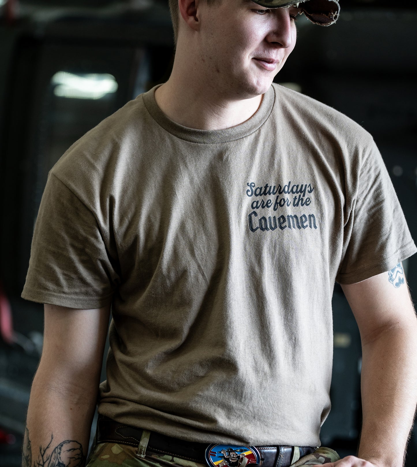"Saturdays are for the Cavemen" Flight Undershirt