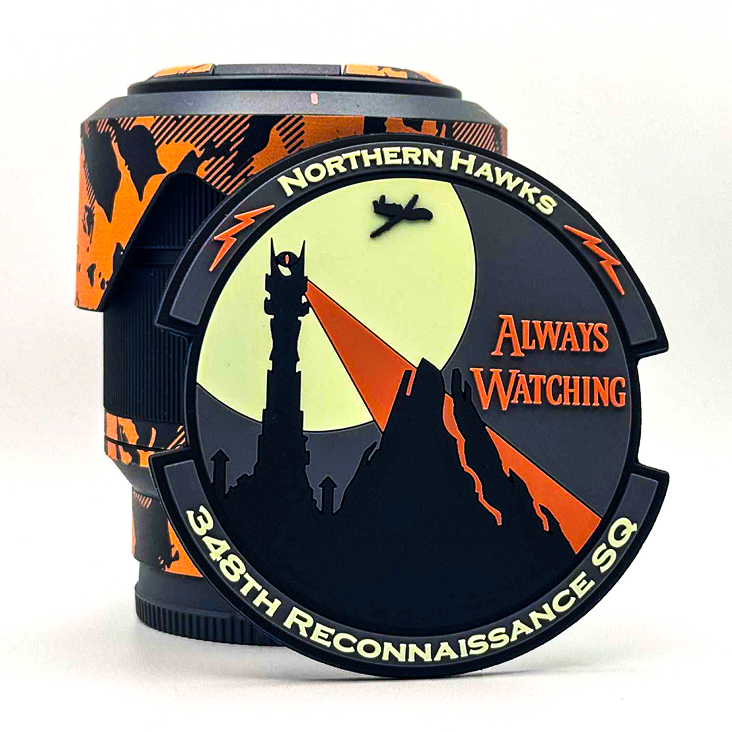 "Always Watching" PVC Patch - 348th Northern Hawks Recon (JUN2025)