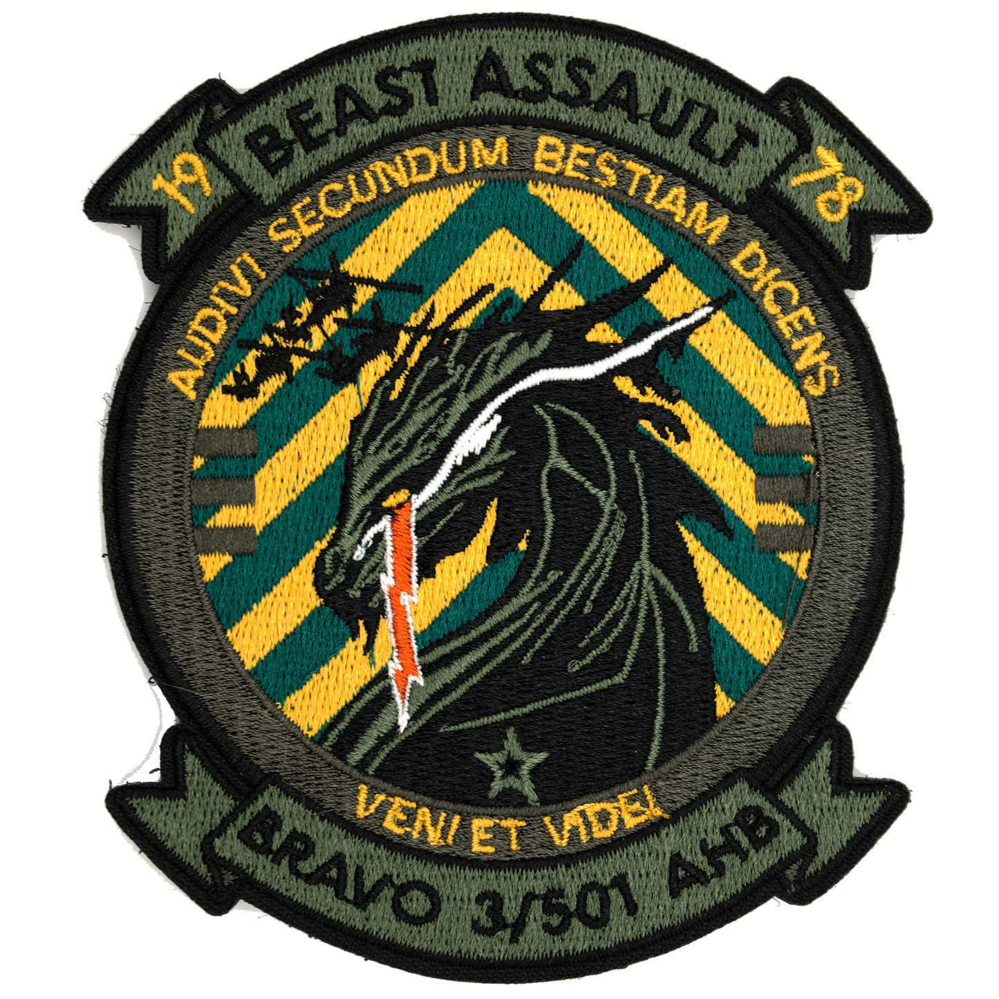 Bravo 3-501 Beast RL1 Patch
