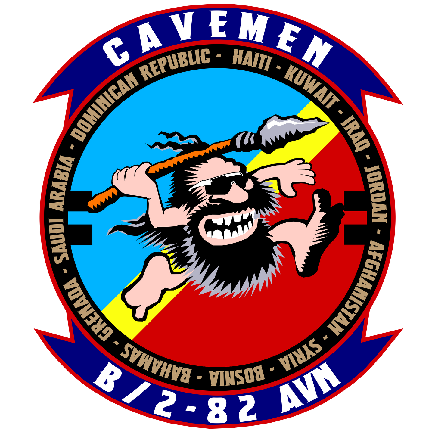 Bravo 2-82 Cavemen Sticker (2025)