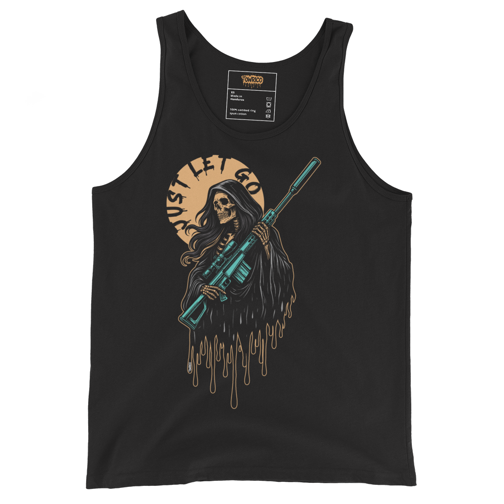 "Just Let Go" Mens Reaper Tank