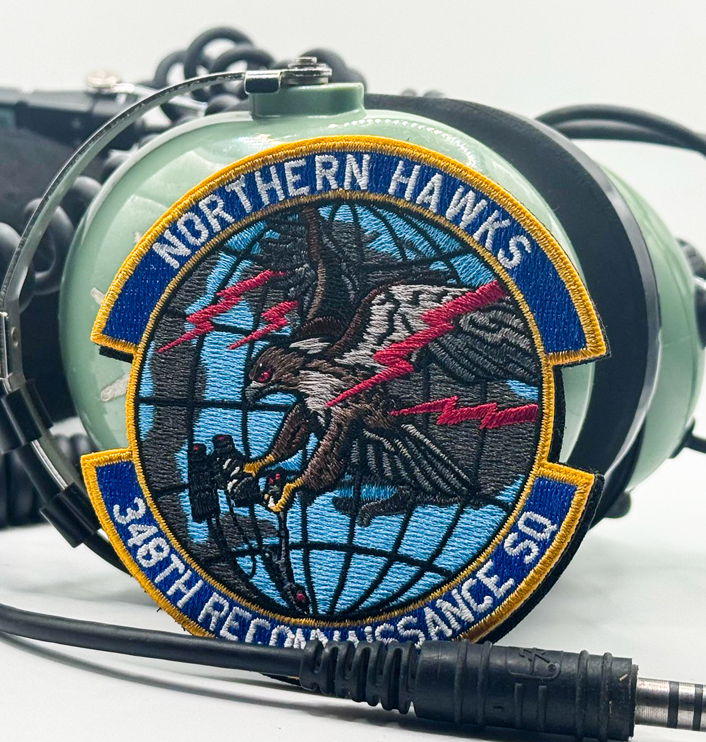 "Omniscience at Altitude" Embroidered Patch - 348th Northern Hawks Recon (AUG2025)
