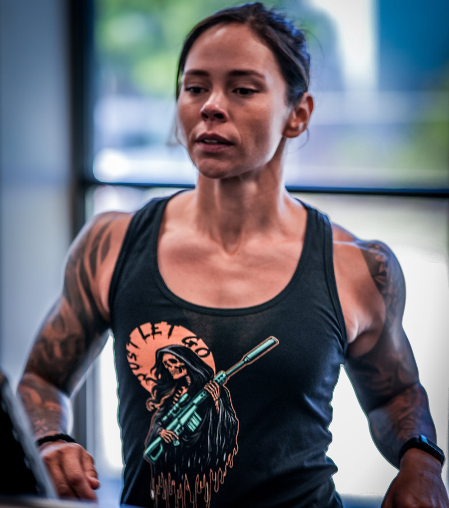 "Just Let Go" Womens Reaper Tank