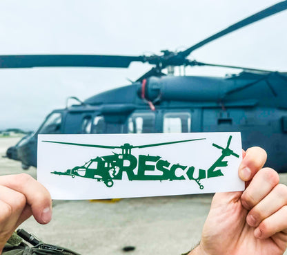 "Rescue" 33rd Rescue Vinyl Sticker