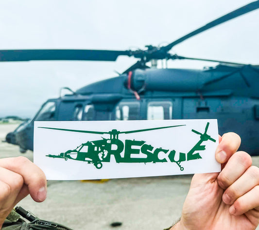 "Rescue" 33rd Rescue Vinyl Sticker