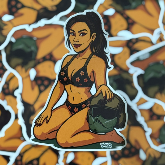 TOWRICO Crew Babes Stickers "Mikasa"