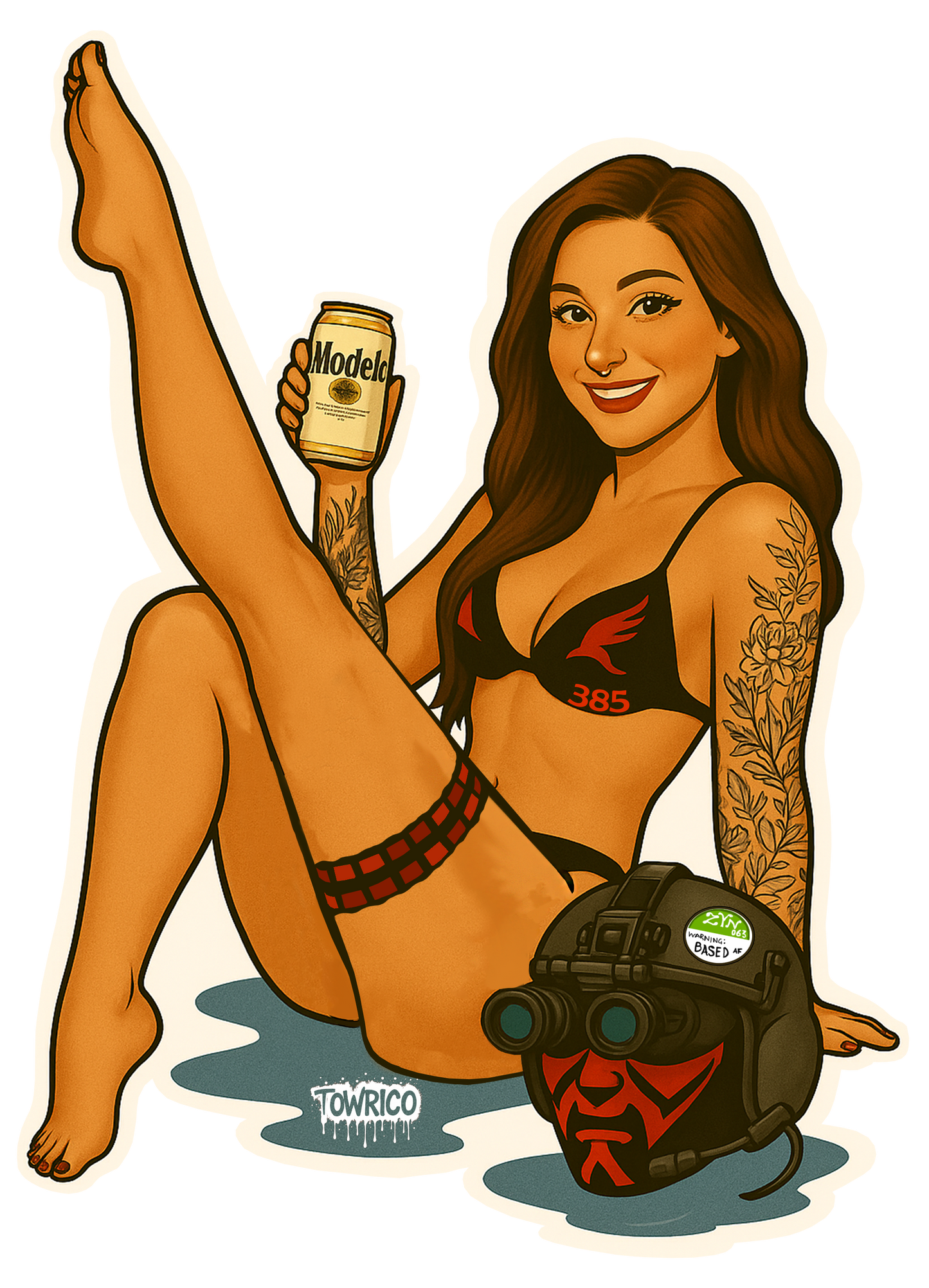 TOWRICO Crew Babes Stickers "Maully"