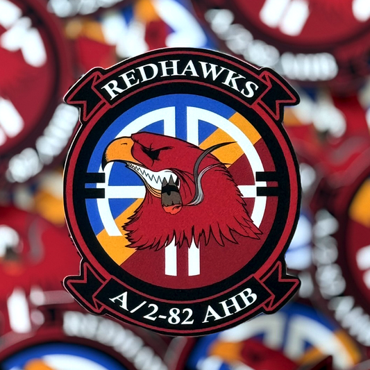 Alpha 2-82 Redhawk Sticker