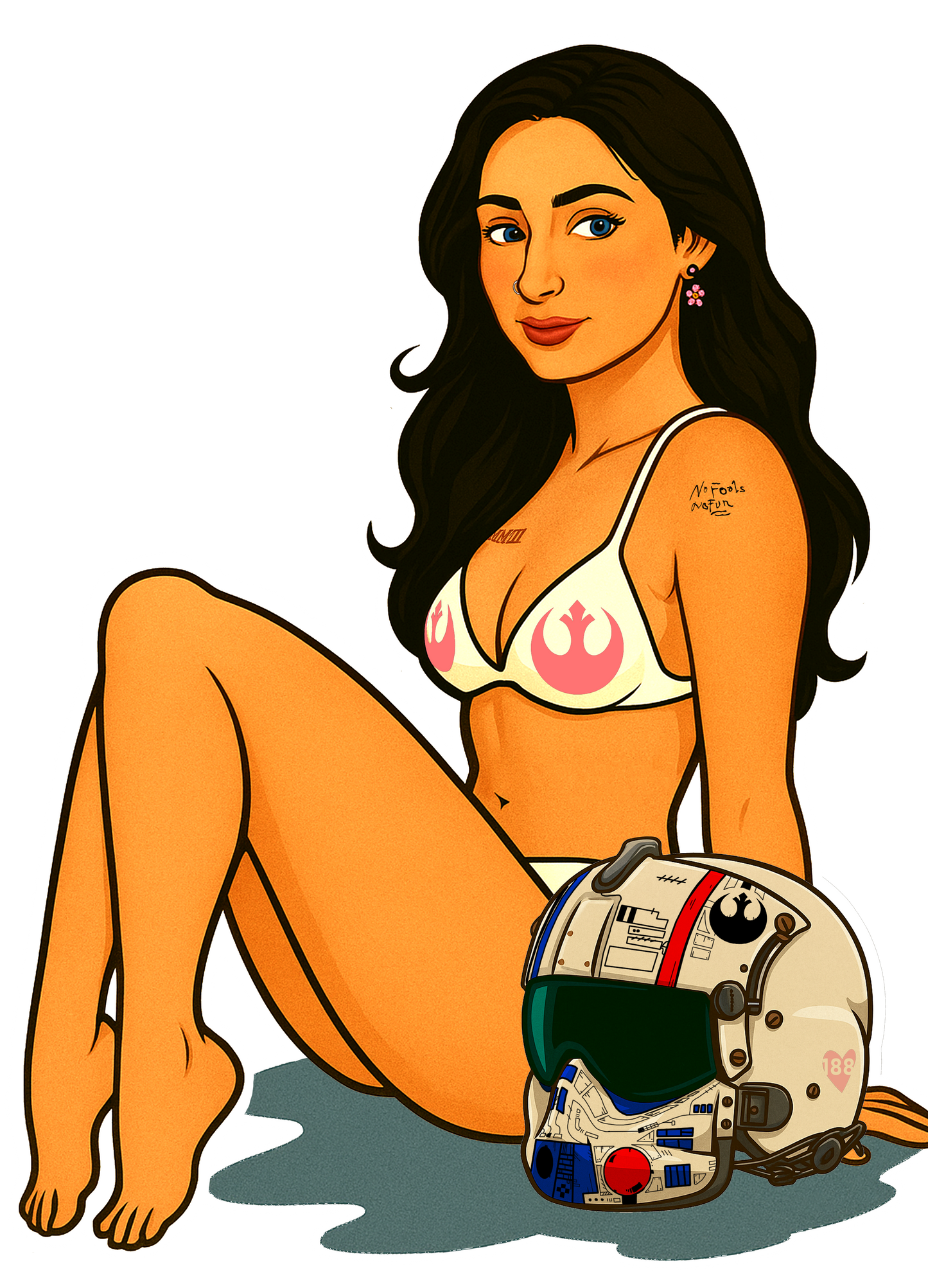 TOWRICO Crew Babes Stickers "Rebel"